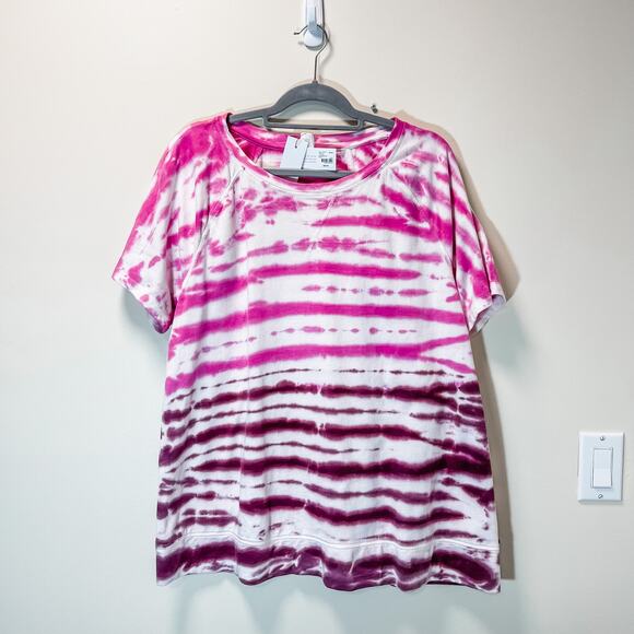 Lane Bryant Tops - NWT Women's 14/16 LIVI Short-Sleeve Sweatshirt - Tie-Dye